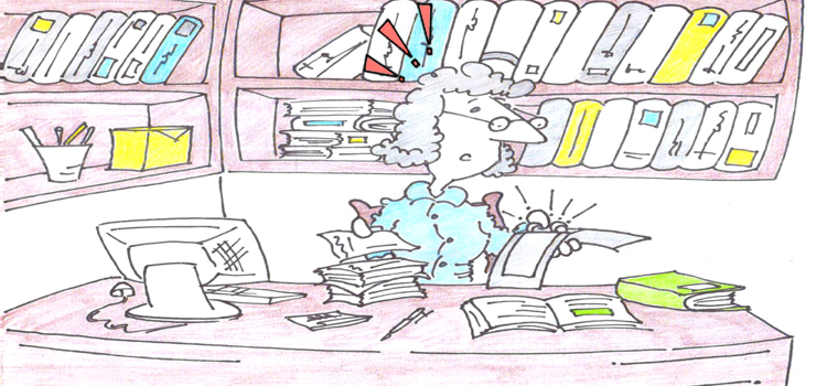 The panic of ordering cheques last minute