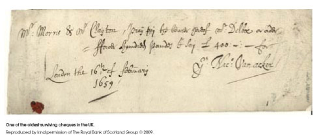 Could You Cash this 300-Year Old Cheque?